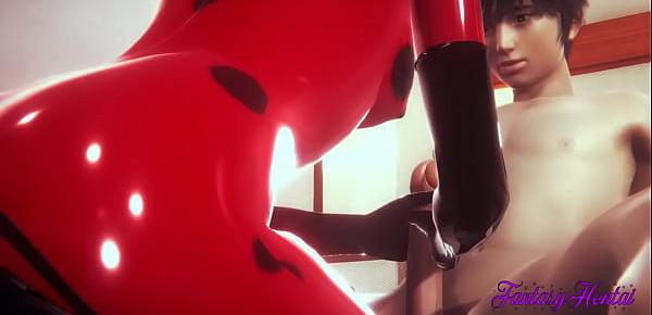  Miraculous Ladybug Hentai 3D - Ladybug handjob, blowjob and fucked - Japanese Cartoon manga anime porn